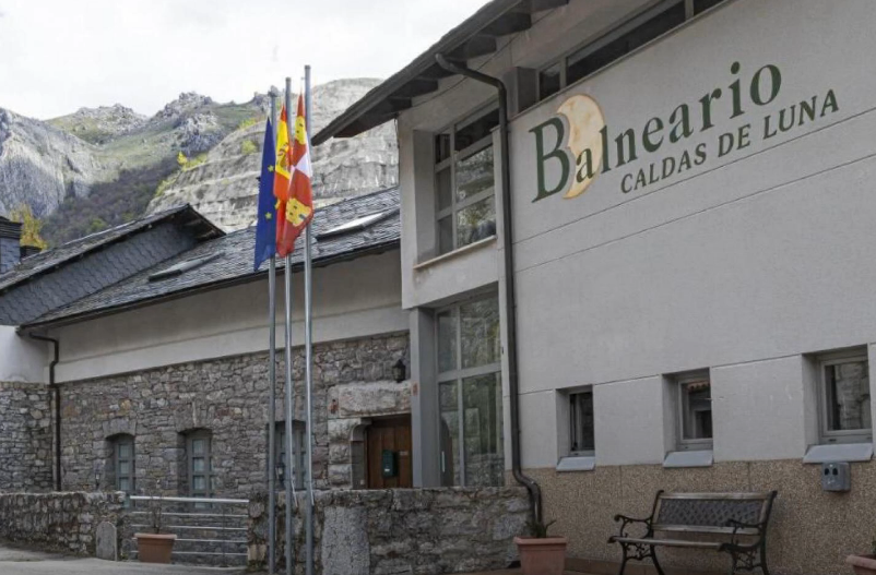 Imagen del balneario de Caldas de Luna